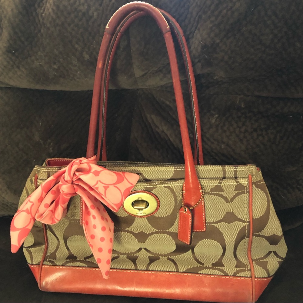 Coach Hampton Signature Madeline Satchel